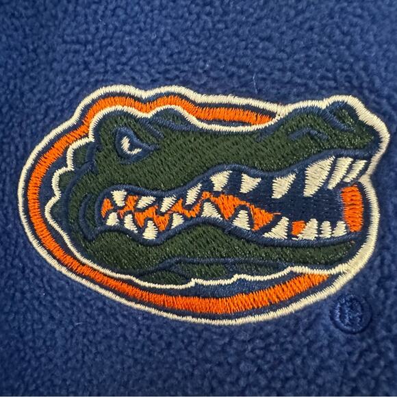Florida Gators Stadium Athletics Men’s Blue Fleece Full Zip Up Vest Size XL - Picture 4 of 6